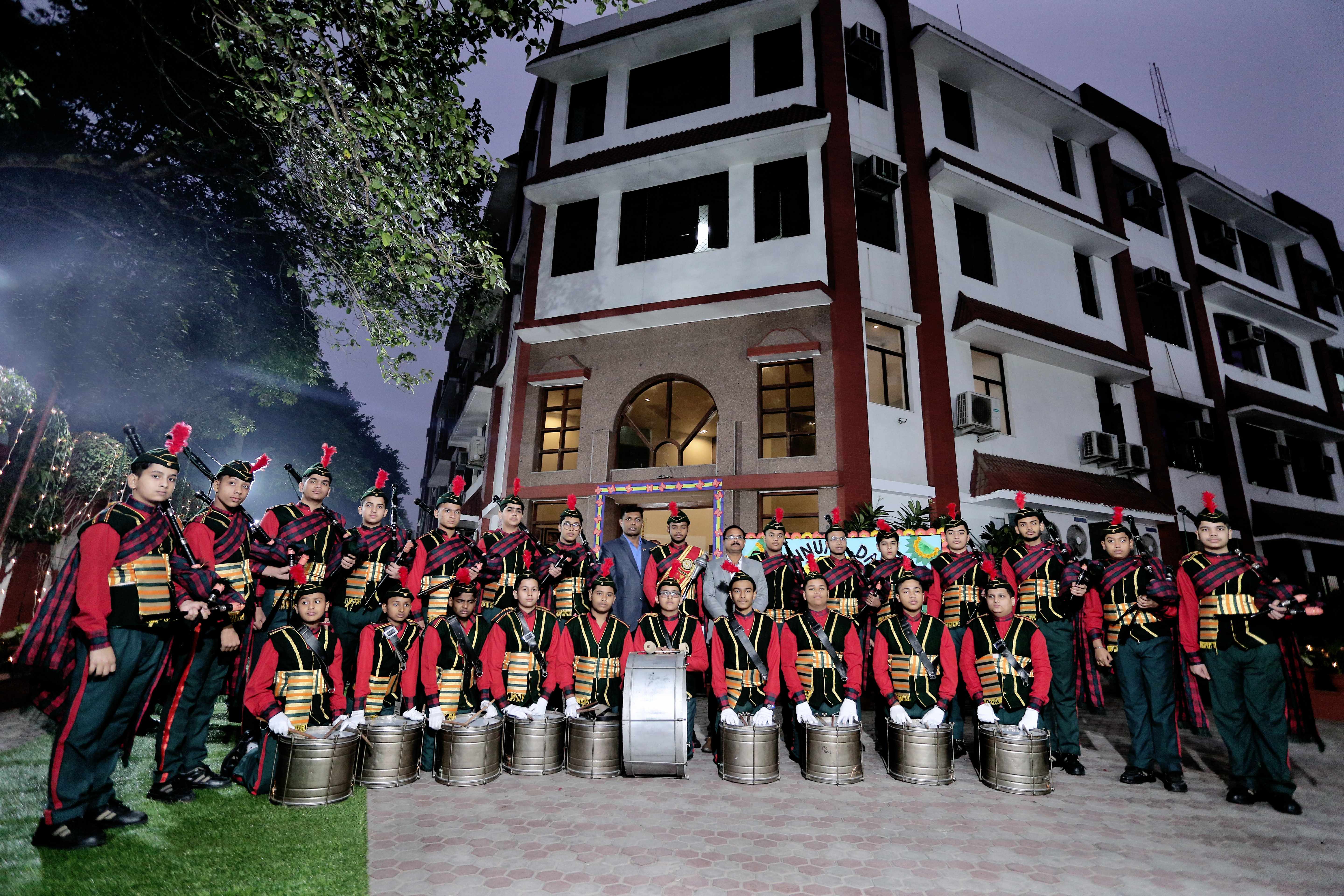 Patriotic Band Performance by Richmondd Global School Delhi